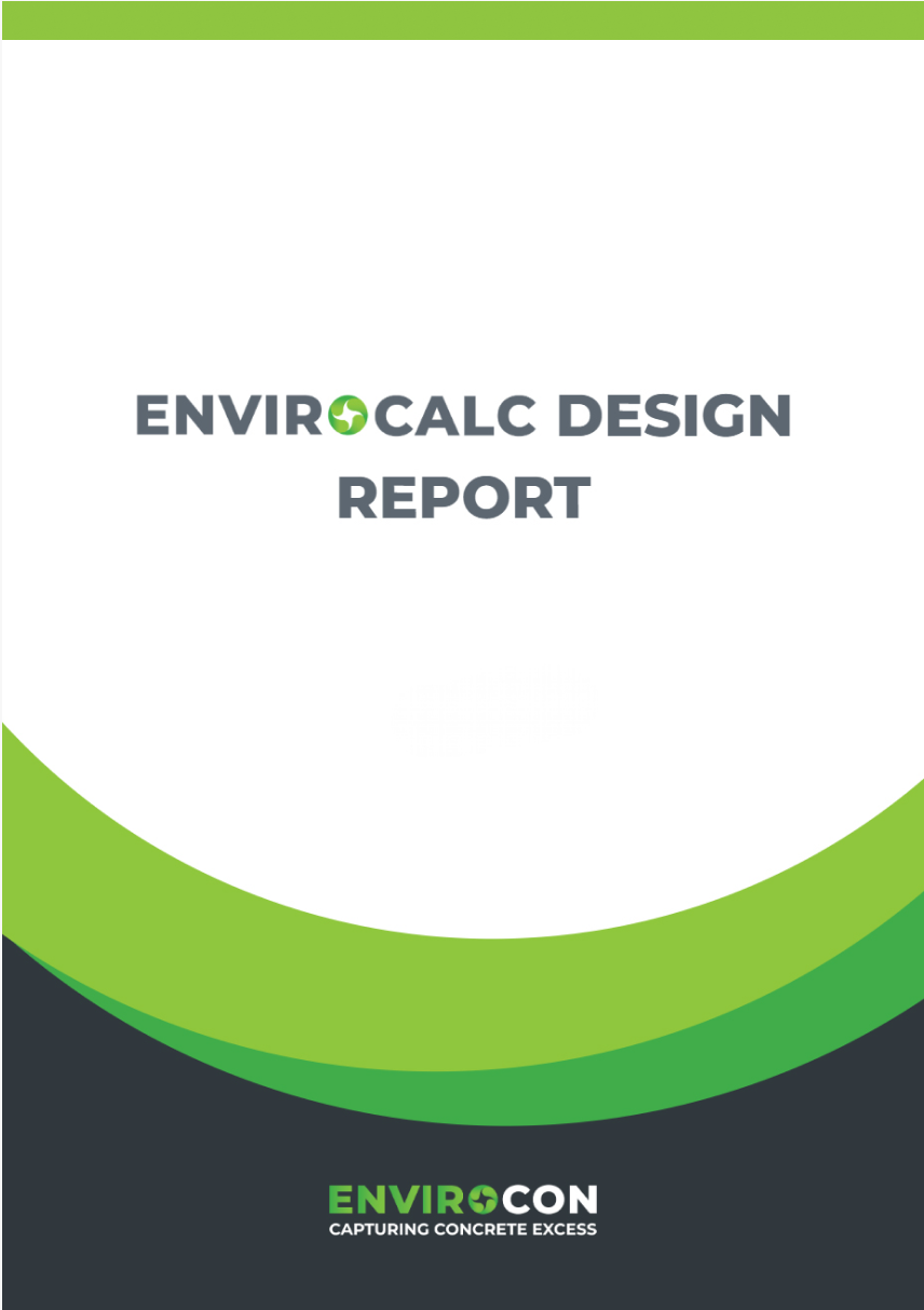 Envirocalc Design Report brochure cover