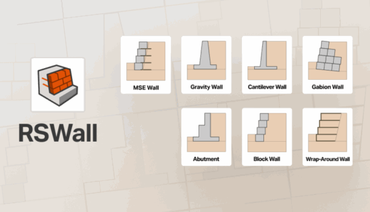 RocScience RSWall wall-type icon library
