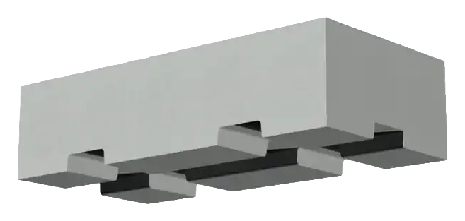 Interbloc 1200 Half Flat Top block