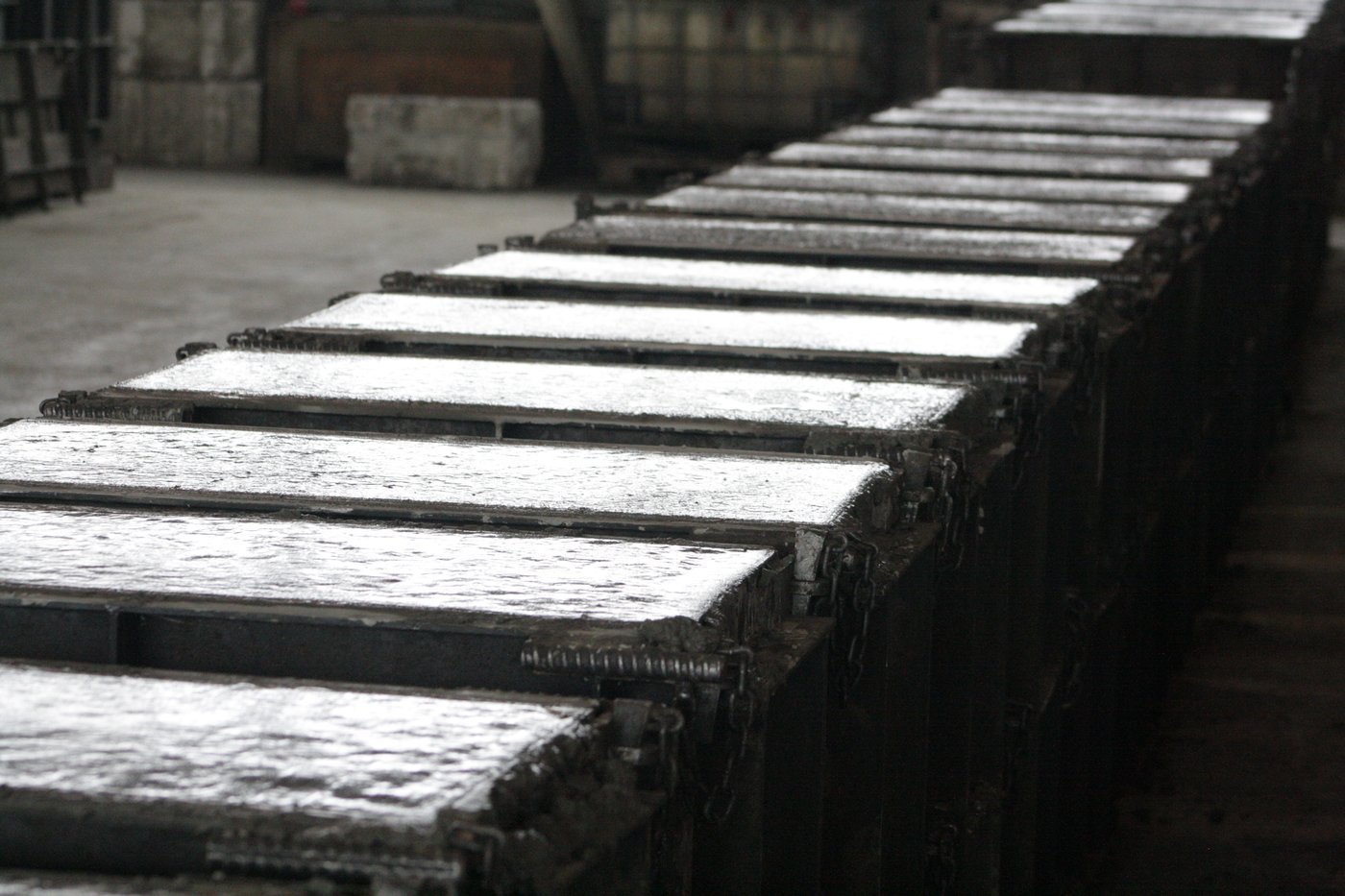 Reinforcing steel and formwork on an Interbloc site