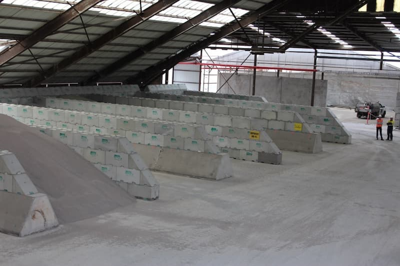 Interbloc blocks reinstalled at Incitec Pivot's new storage facility